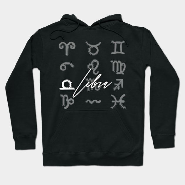 LIBRA ZODIAC SIGN SHIRT Hoodie by DimDom